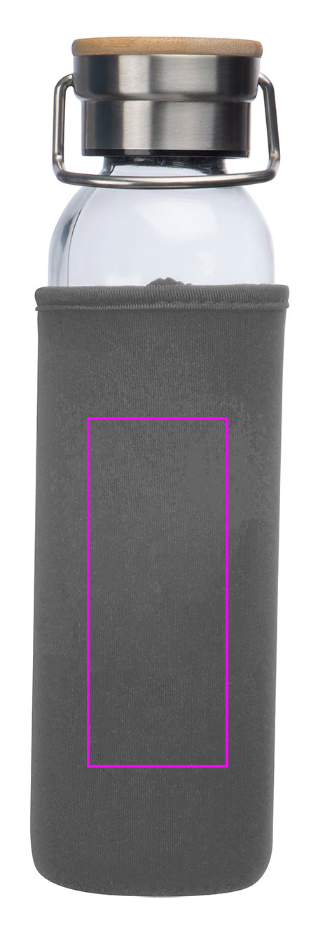 Glass bottle with sleeve 600 ml RAMONA