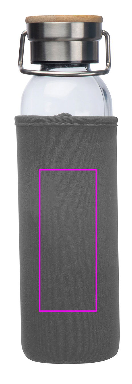 Glass bottle with sleeve 600 ml RAMONA