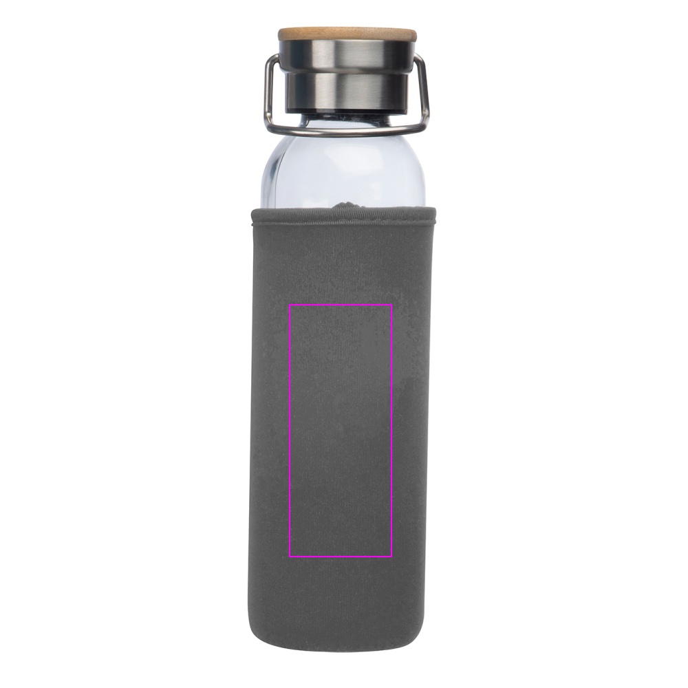 Glass bottle with sleeve 600 ml RAMONA
