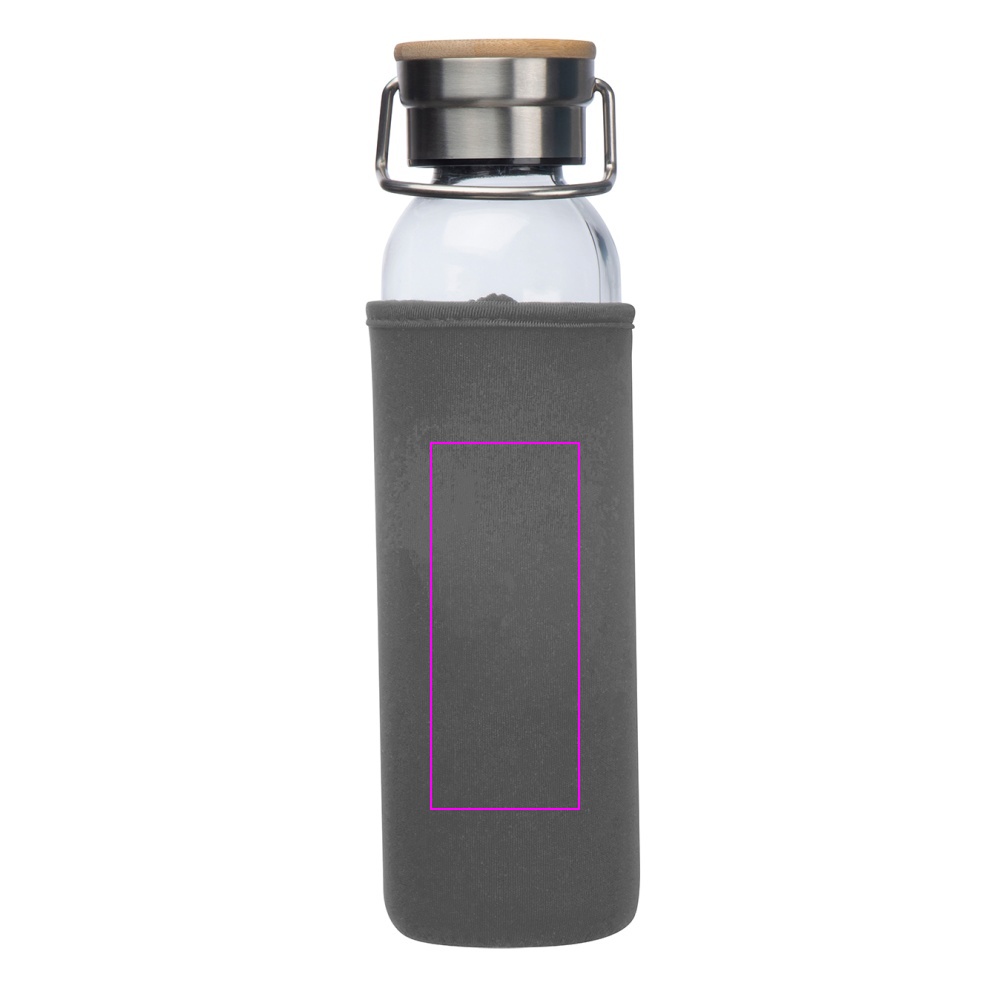 Glass bottle with sleeve 600 ml RAMONA