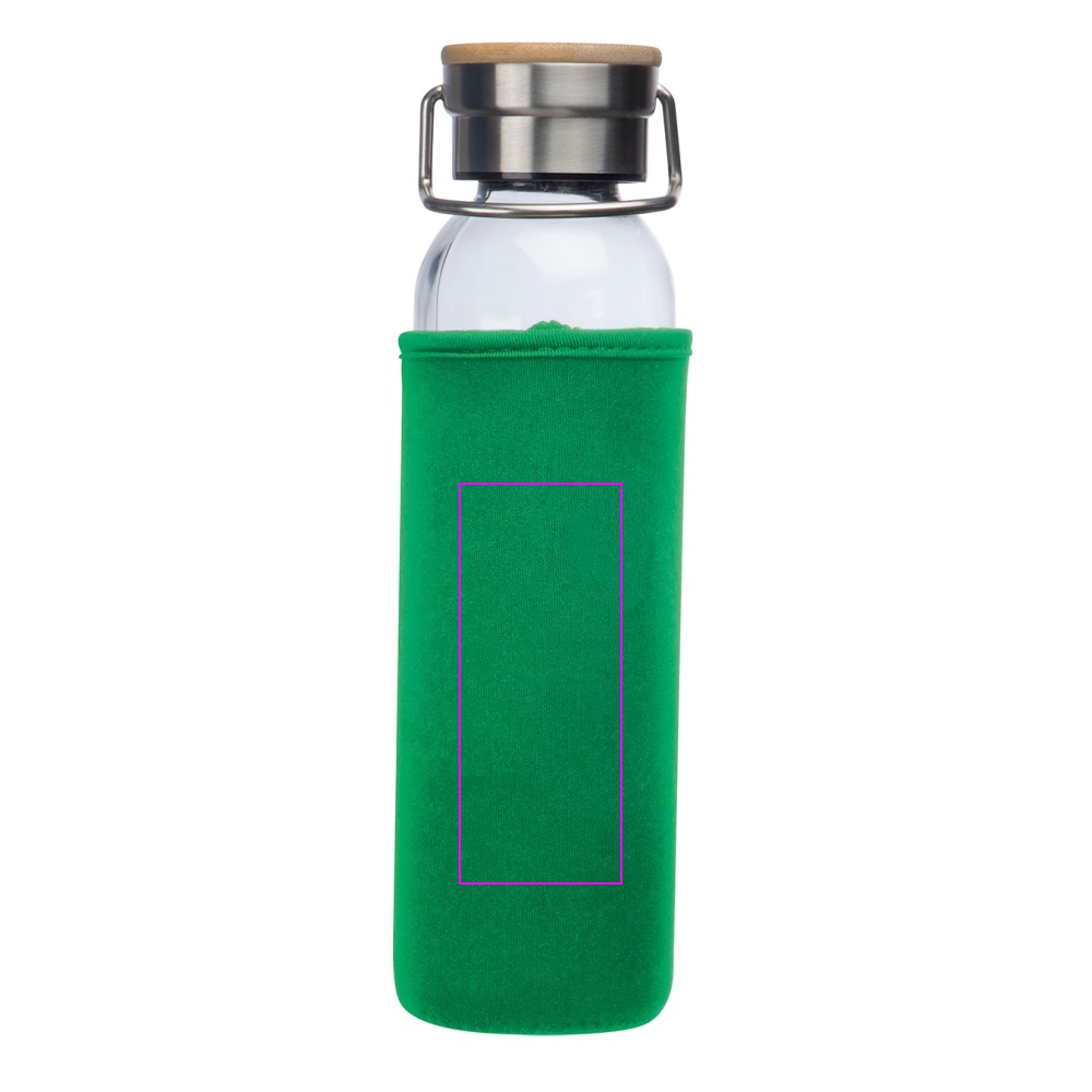 Glass bottle with sleeve 600 ml RAMONA