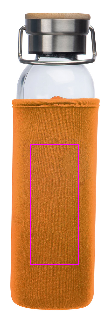 Glass bottle with sleeve 600 ml RAMONA
