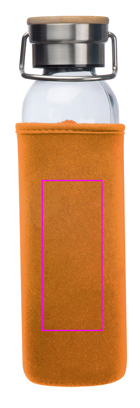 Glass bottle with sleeve 600 ml RAMONA