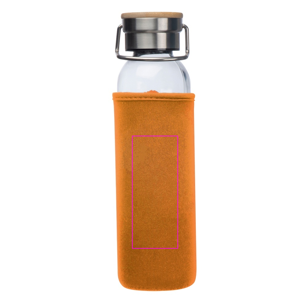 Glass bottle with sleeve 600 ml RAMONA