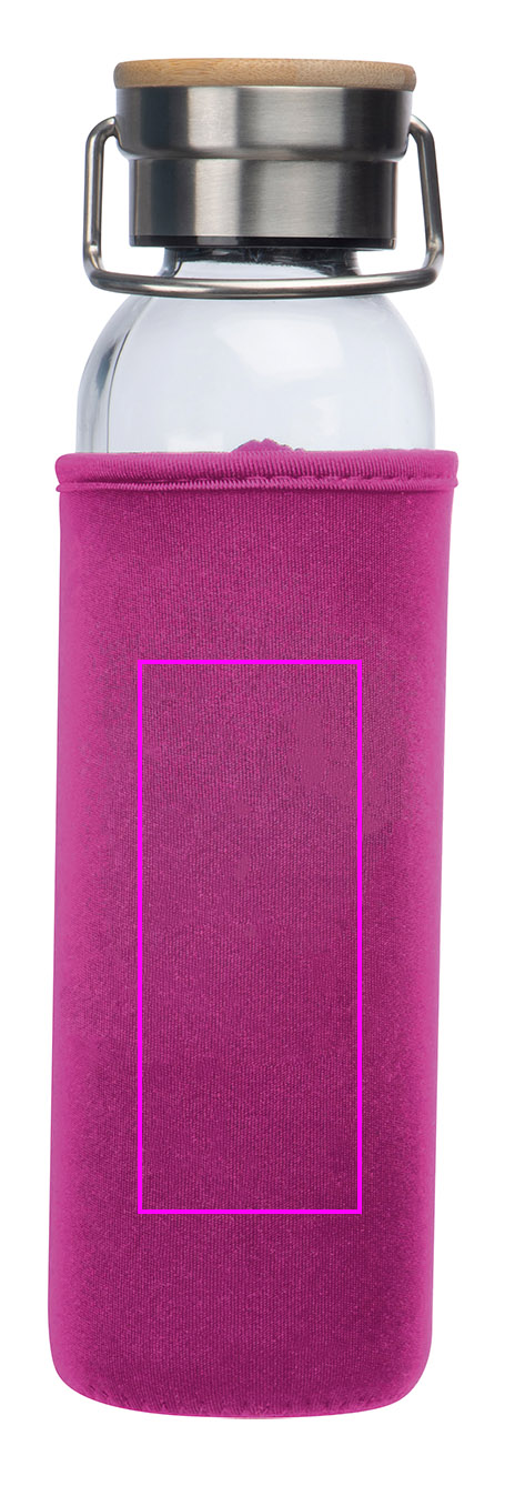 Glass bottle with sleeve 600 ml RAMONA