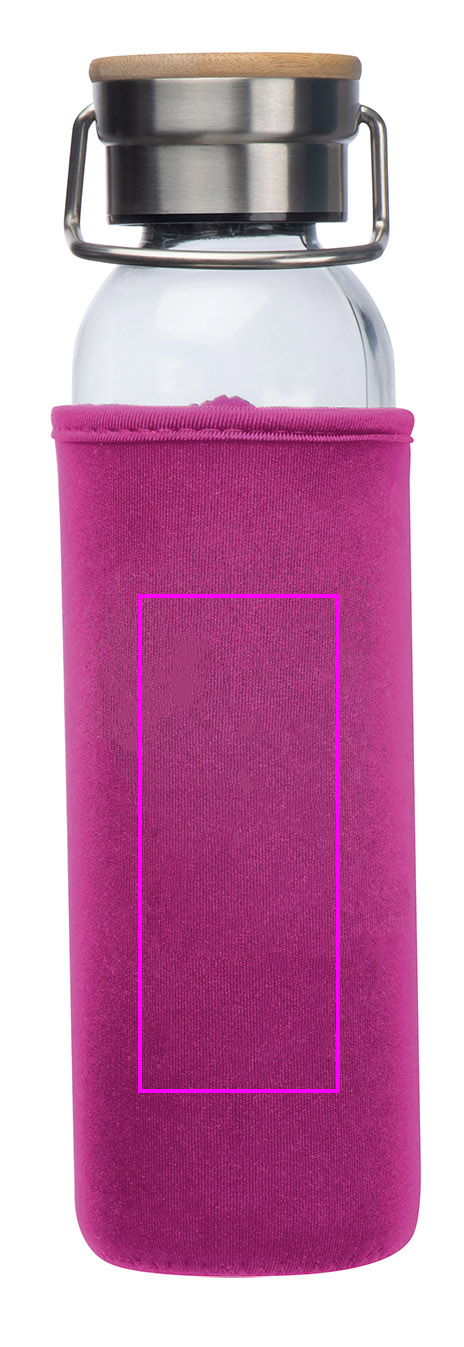 Glass bottle with sleeve 600 ml RAMONA