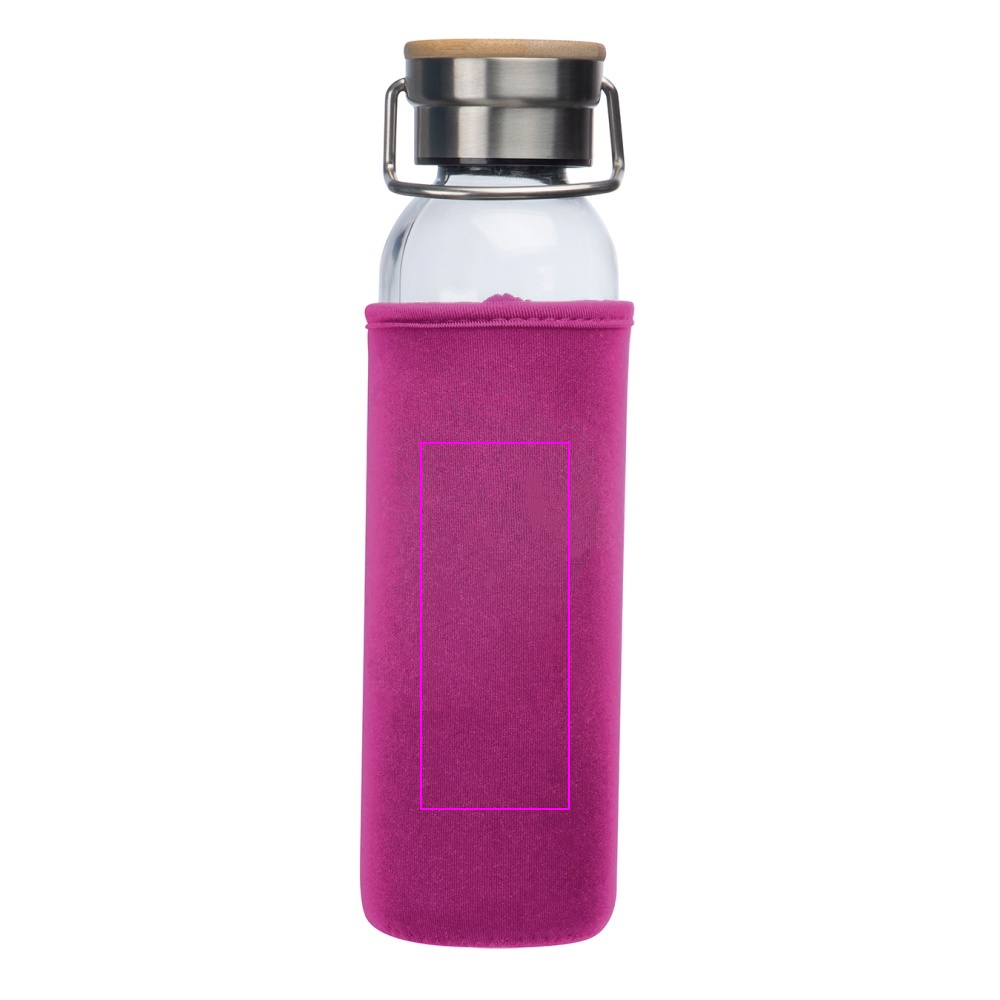 Glass bottle with sleeve 600 ml RAMONA