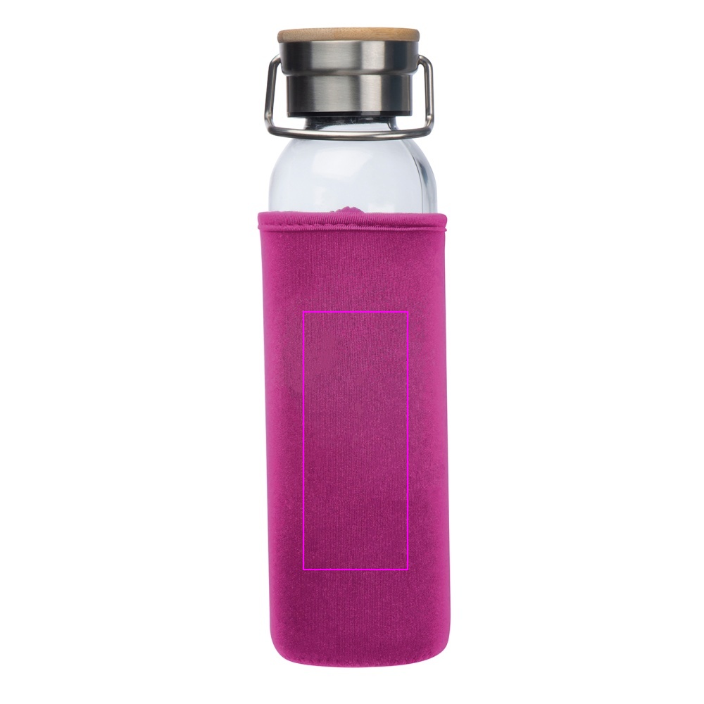 Glass bottle with sleeve 600 ml RAMONA