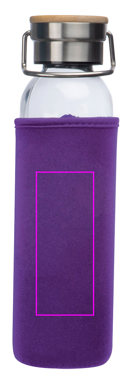 Glass bottle with sleeve 600 ml RAMONA