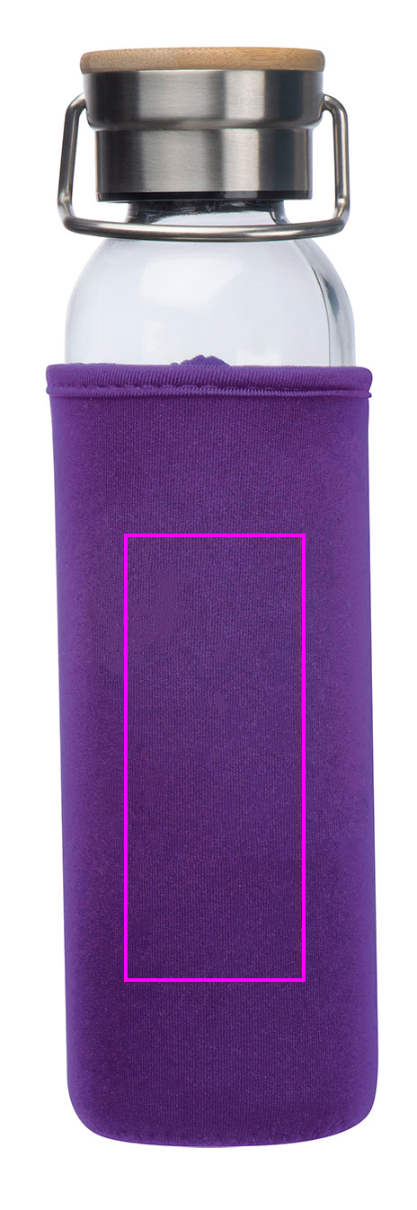 Glass bottle with sleeve 600 ml RAMONA
