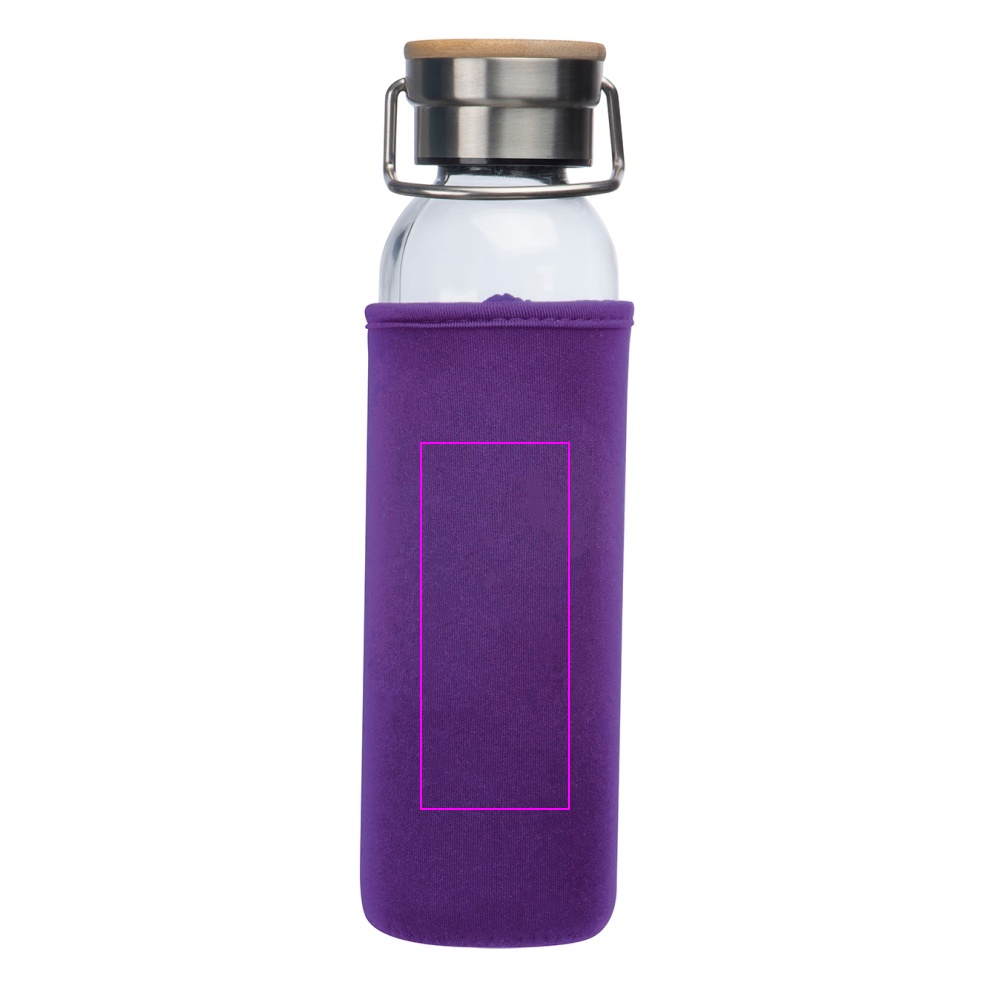 Glass bottle with sleeve 600 ml RAMONA