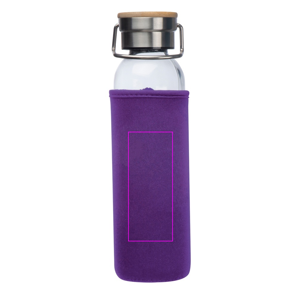 Glass bottle with sleeve 600 ml RAMONA