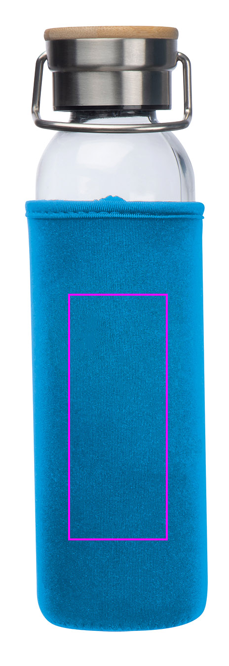 Glass bottle with sleeve 600 ml RAMONA