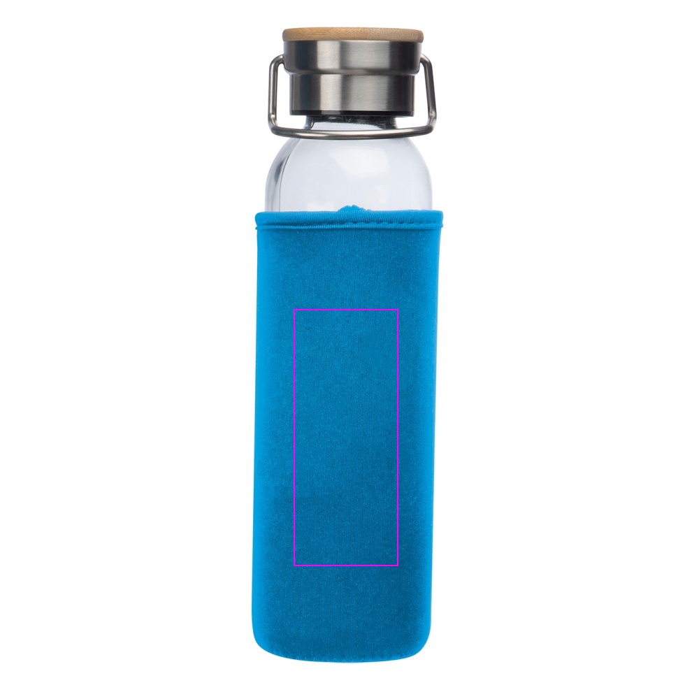 Glass bottle with sleeve 600 ml RAMONA