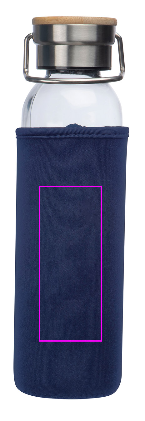 Glass bottle with sleeve 600 ml RAMONA
