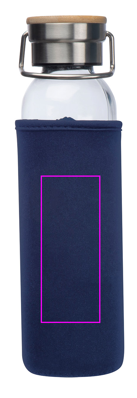 Glass bottle with sleeve 600 ml RAMONA