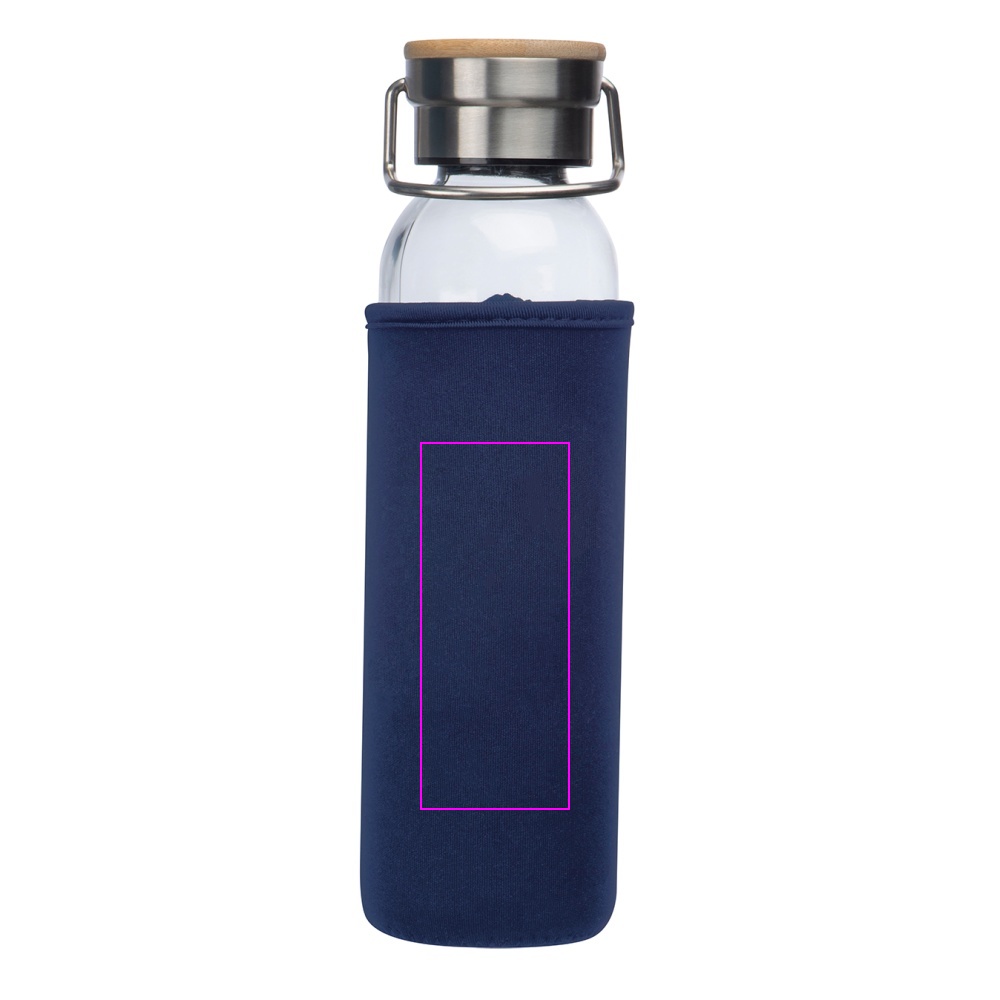 Glass bottle with sleeve 600 ml RAMONA