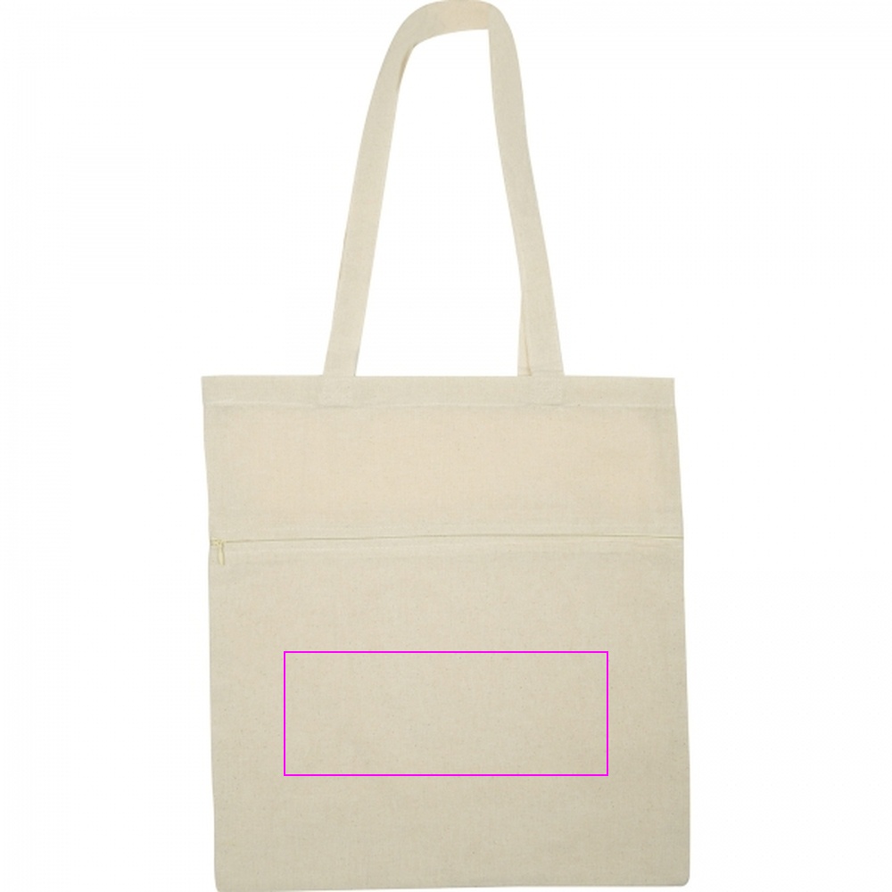 Cotton bag with long handles 140 g/m² NORBERT