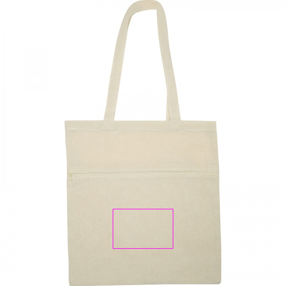 Cotton bag with long handles 140 g/m² NORBERT