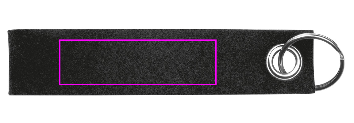 Keychain made of recycled felt PATRYCJA