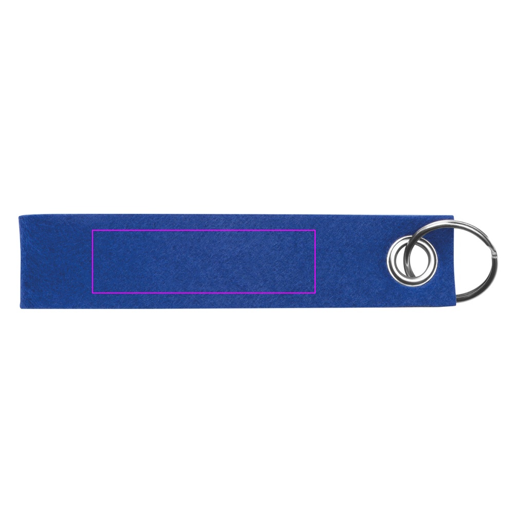 Keychain made of recycled felt PATRYCJA