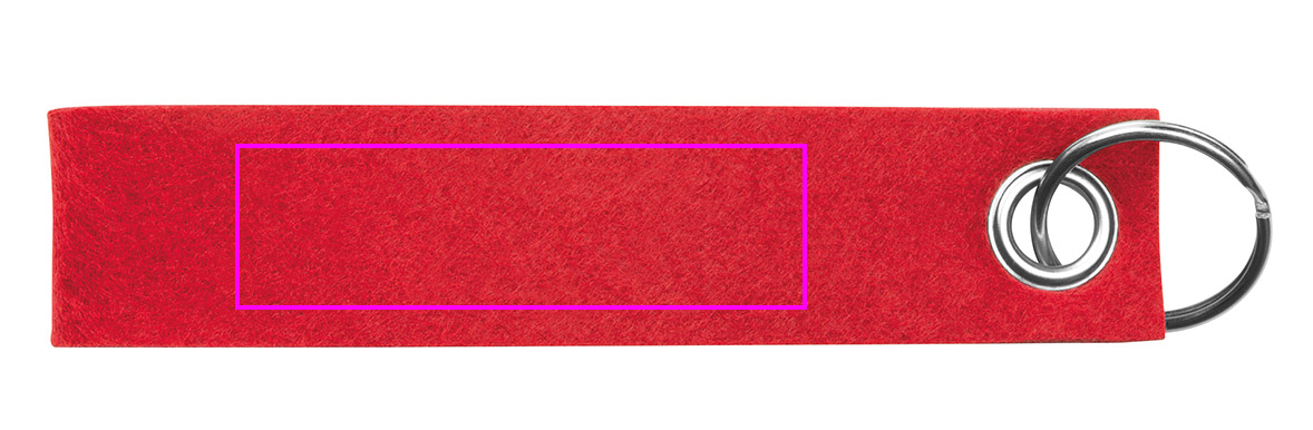 Keychain made of recycled felt PATRYCJA