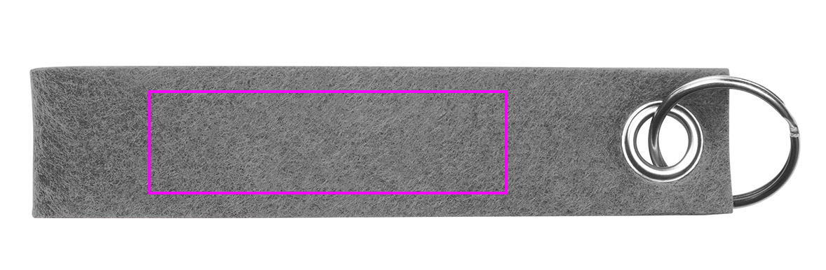 Keychain made of recycled felt PATRYCJA