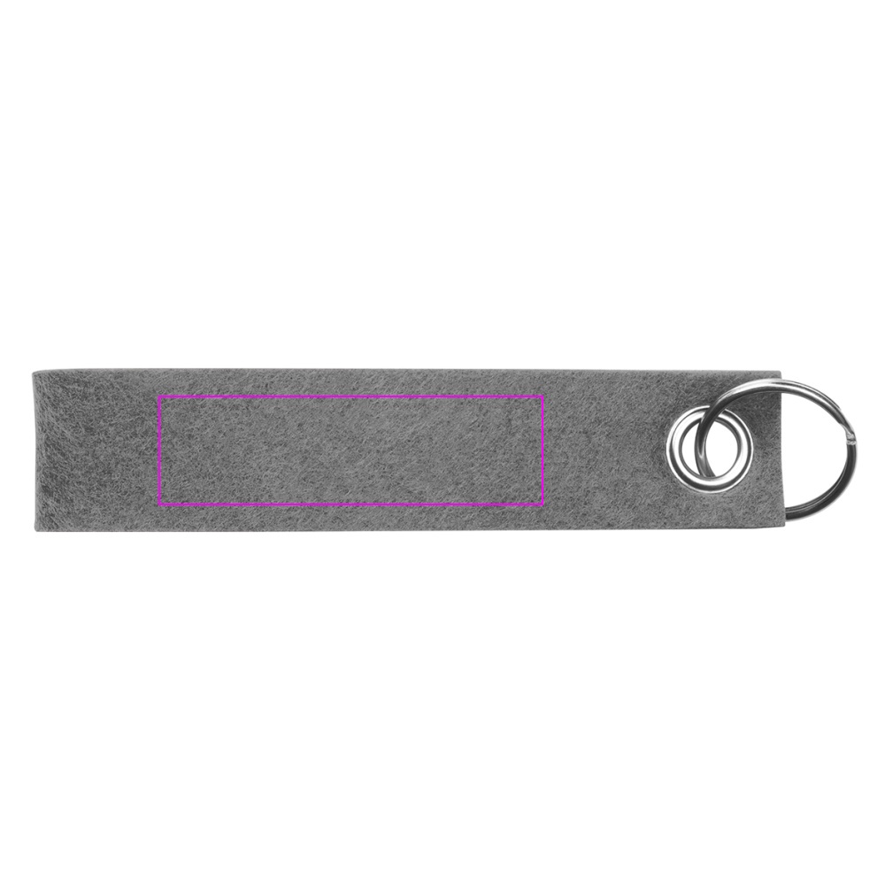 Keychain made of recycled felt PATRYCJA