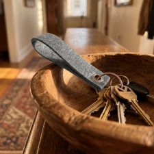 Keychain made of recycled felt PATRYCJA