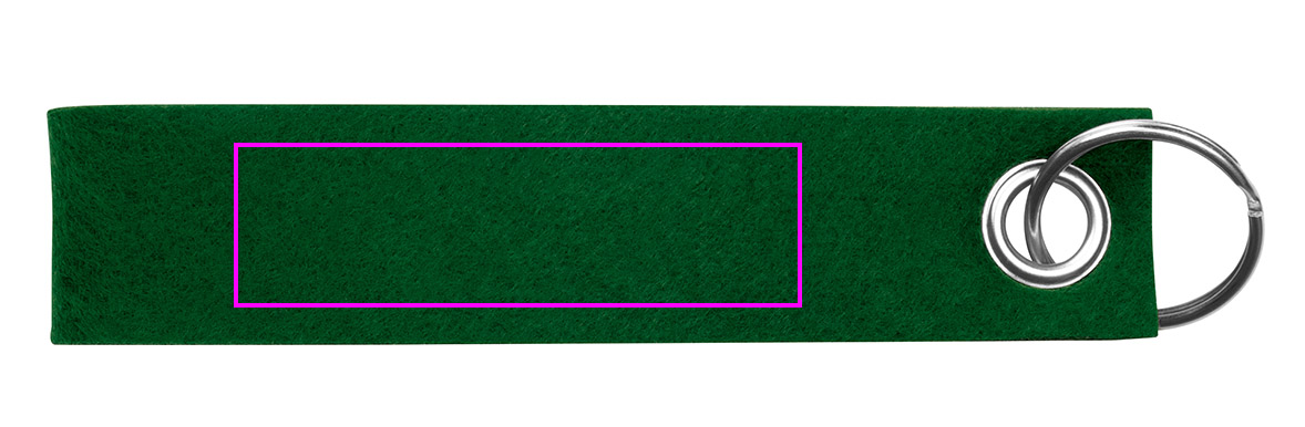 Keychain made of recycled felt PATRYCJA