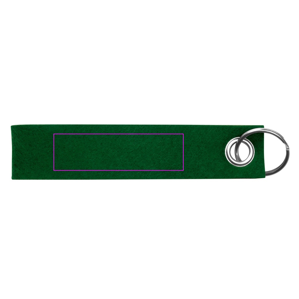 Keychain made of recycled felt PATRYCJA