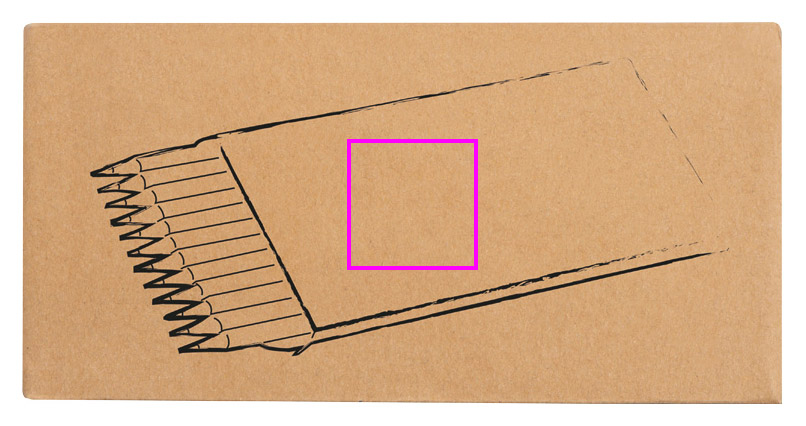 12 wooden colored pencils MATEO