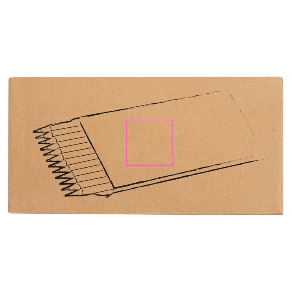 12 wooden colored pencils MATEO