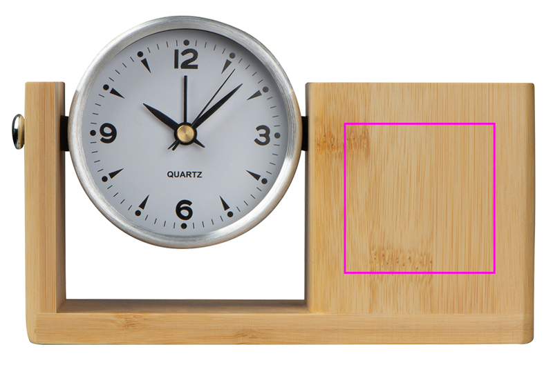 Desk stand with clock VERNON