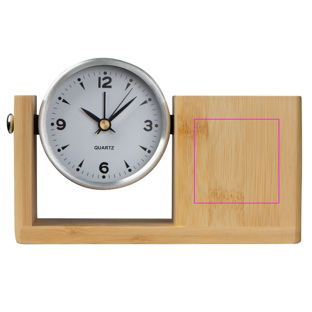 Desk stand with clock VERNON