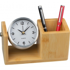 Desk stand with clock VERNON