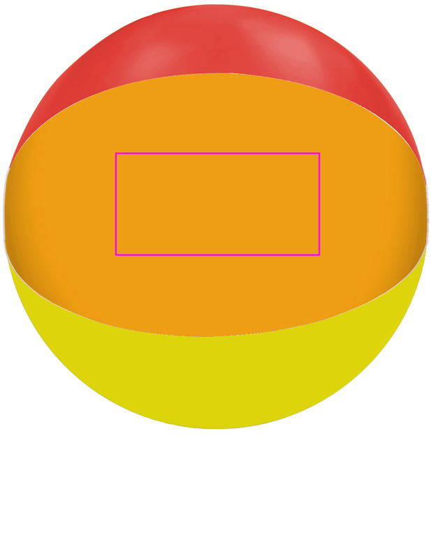 Beach ball ø26 cm MAURO