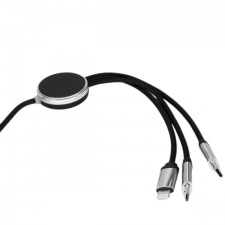 4in1 charging cable with illuminated logo long 120 cm