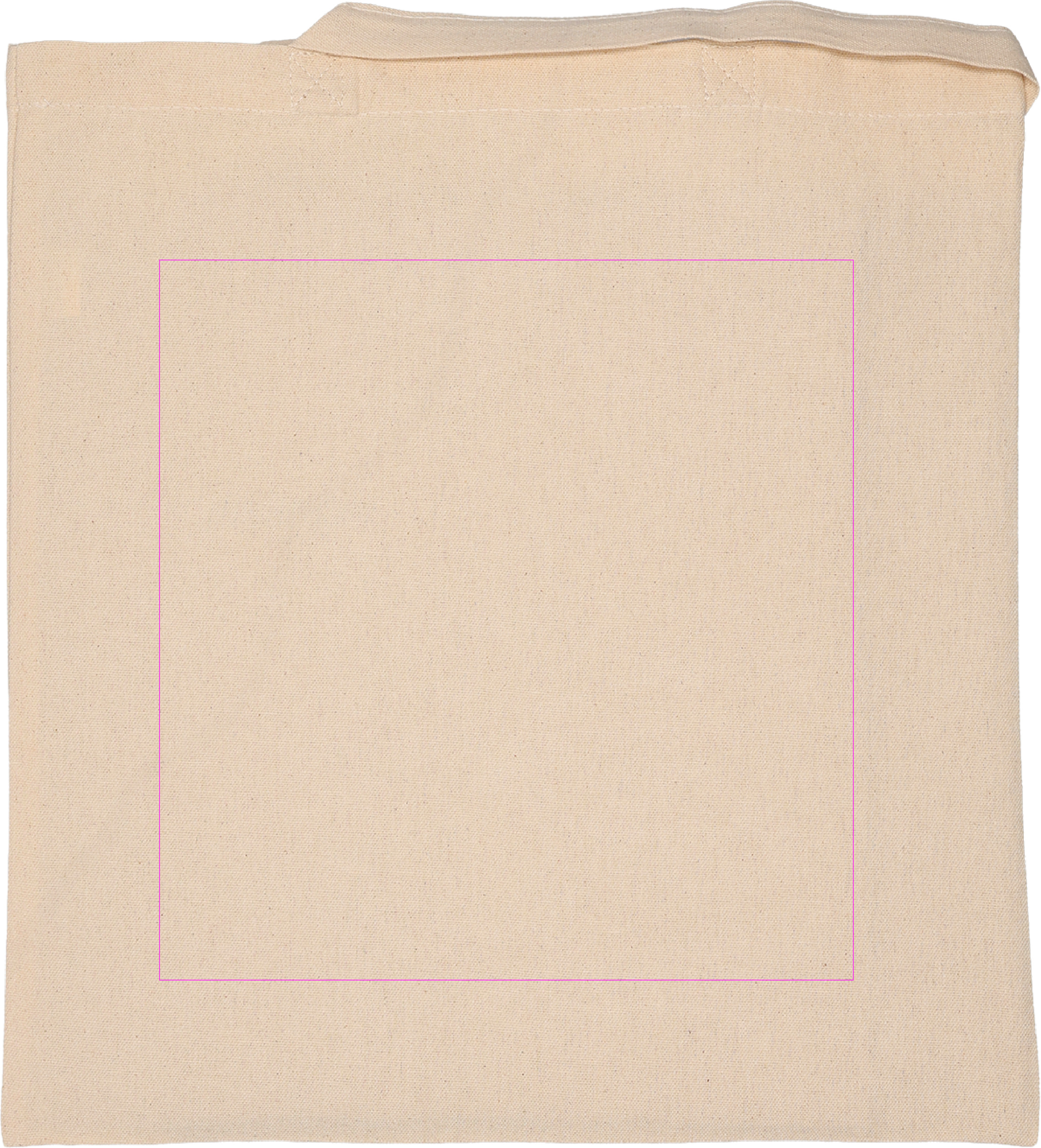 Organic cotton bag with long handles 220 g/m2 WERNER