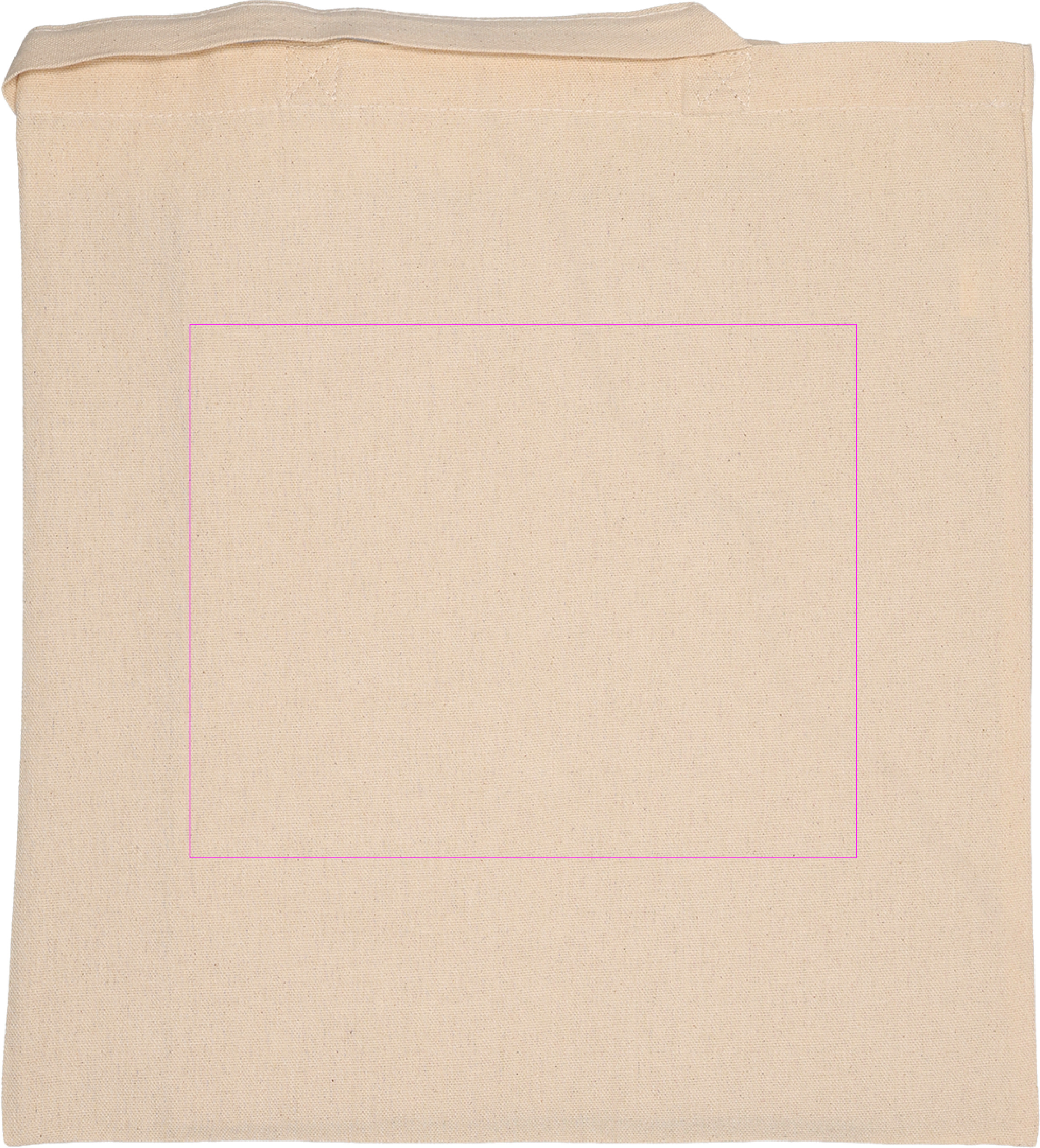 Organic cotton bag with long handles 220 g/m2 WERNER
