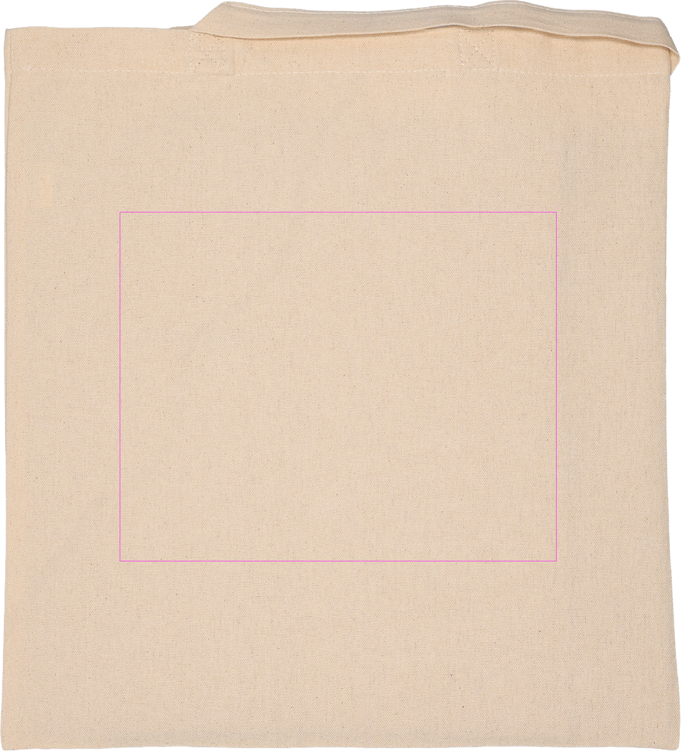Organic cotton bag with long handles 220 g/m2 WERNER