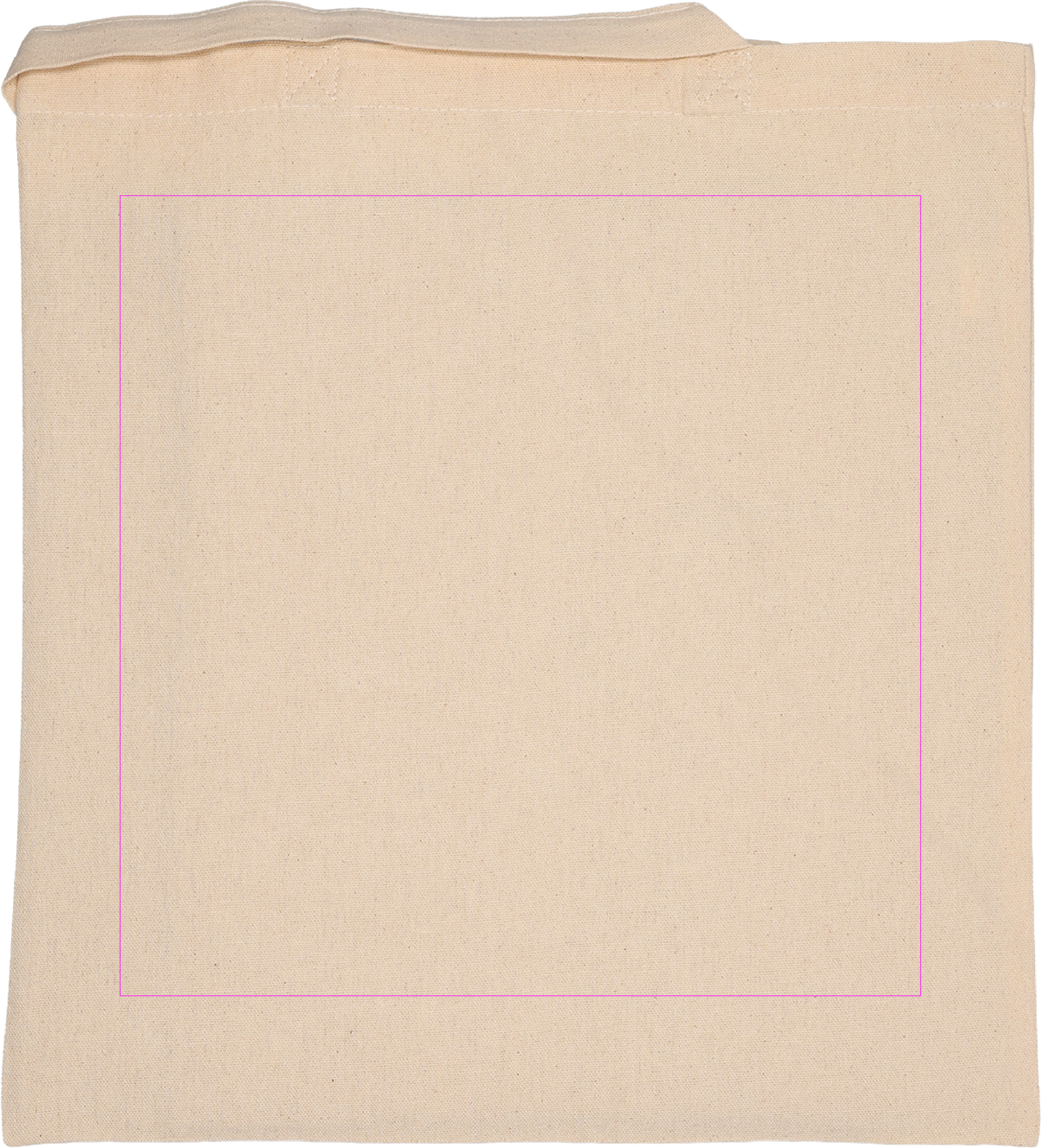 Organic cotton bag with long handles 220 g/m2 WERNER