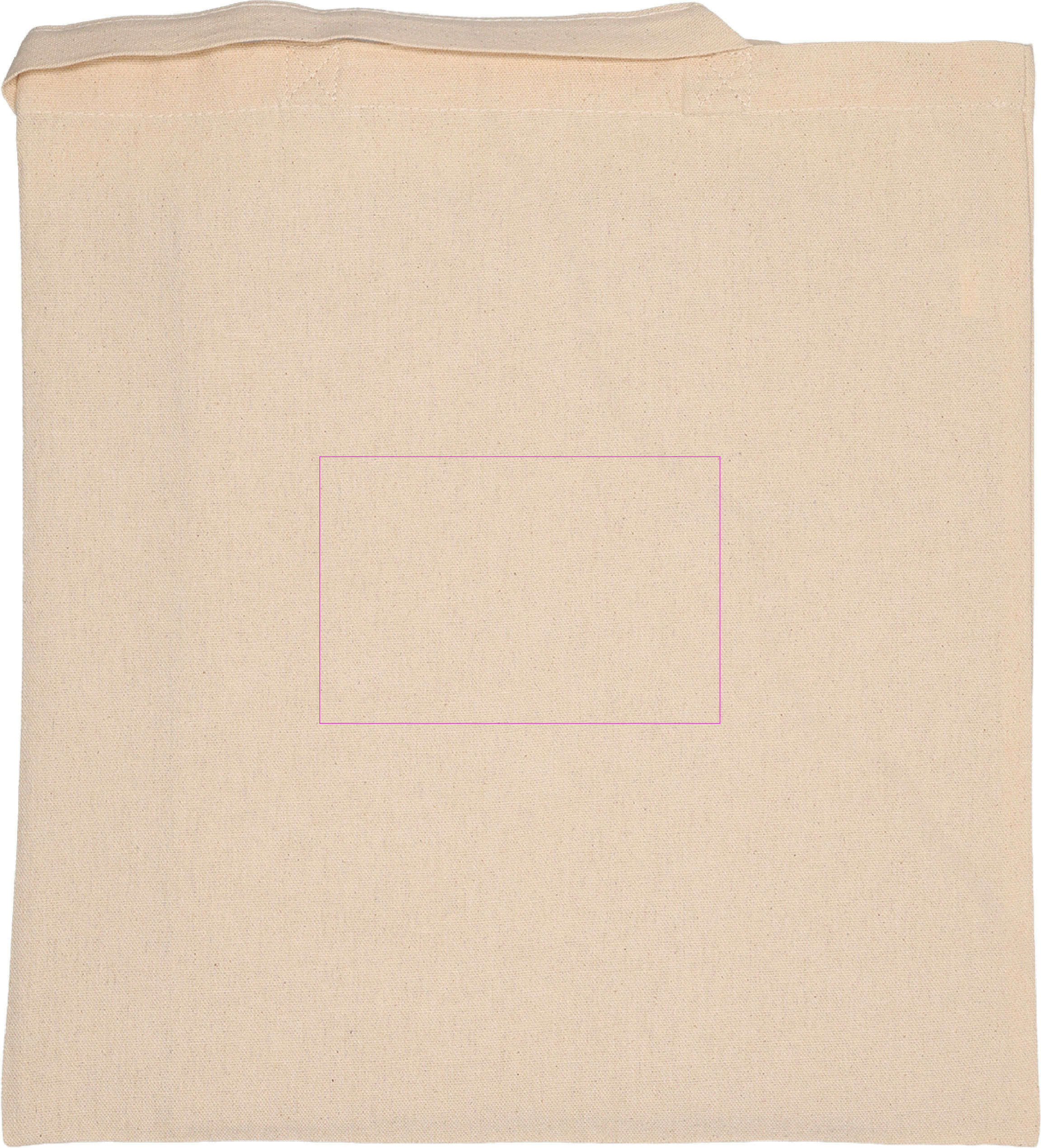 Organic cotton bag with long handles 220 g/m2 WERNER