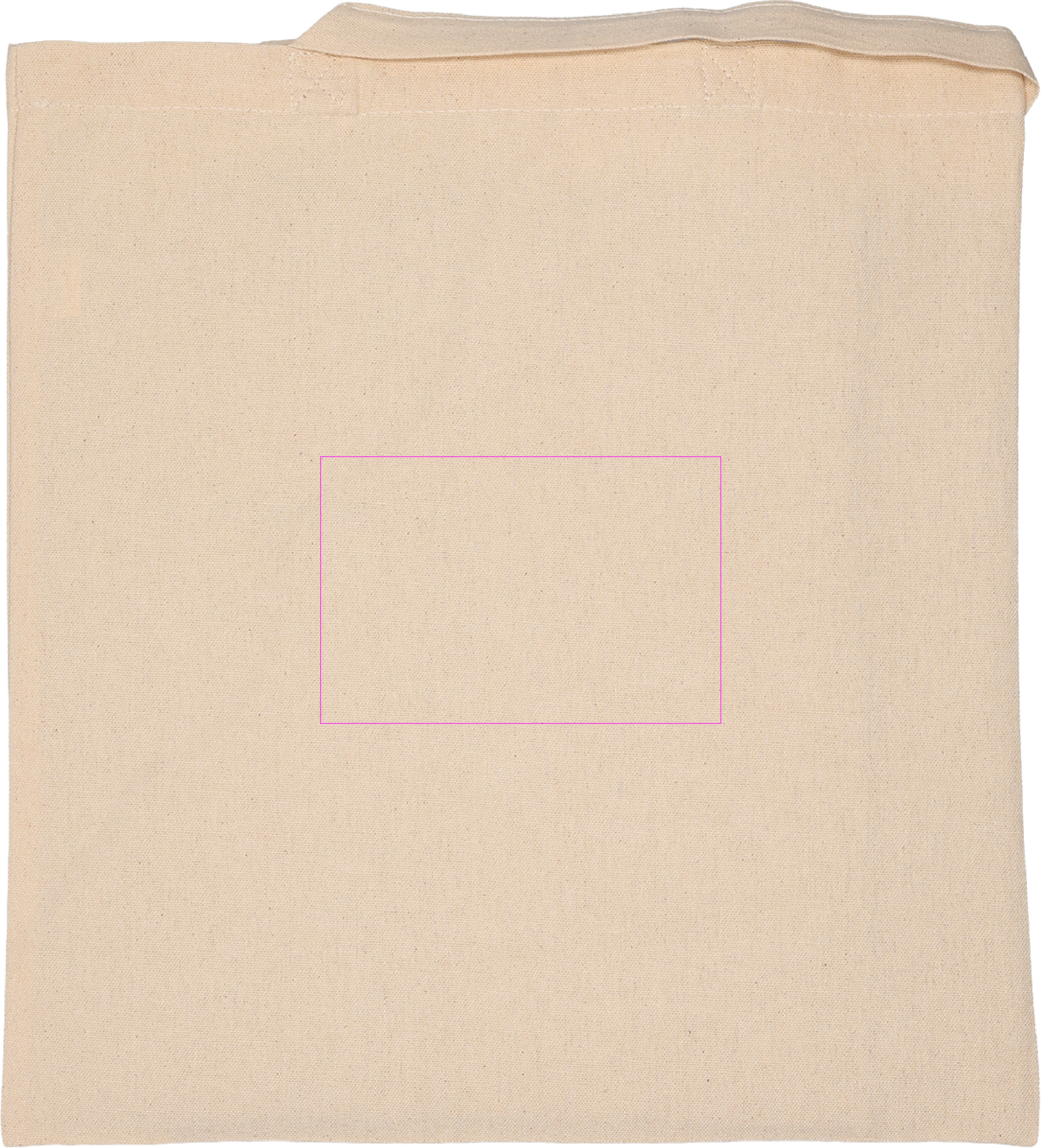 Organic cotton bag with long handles 220 g/m2 WERNER