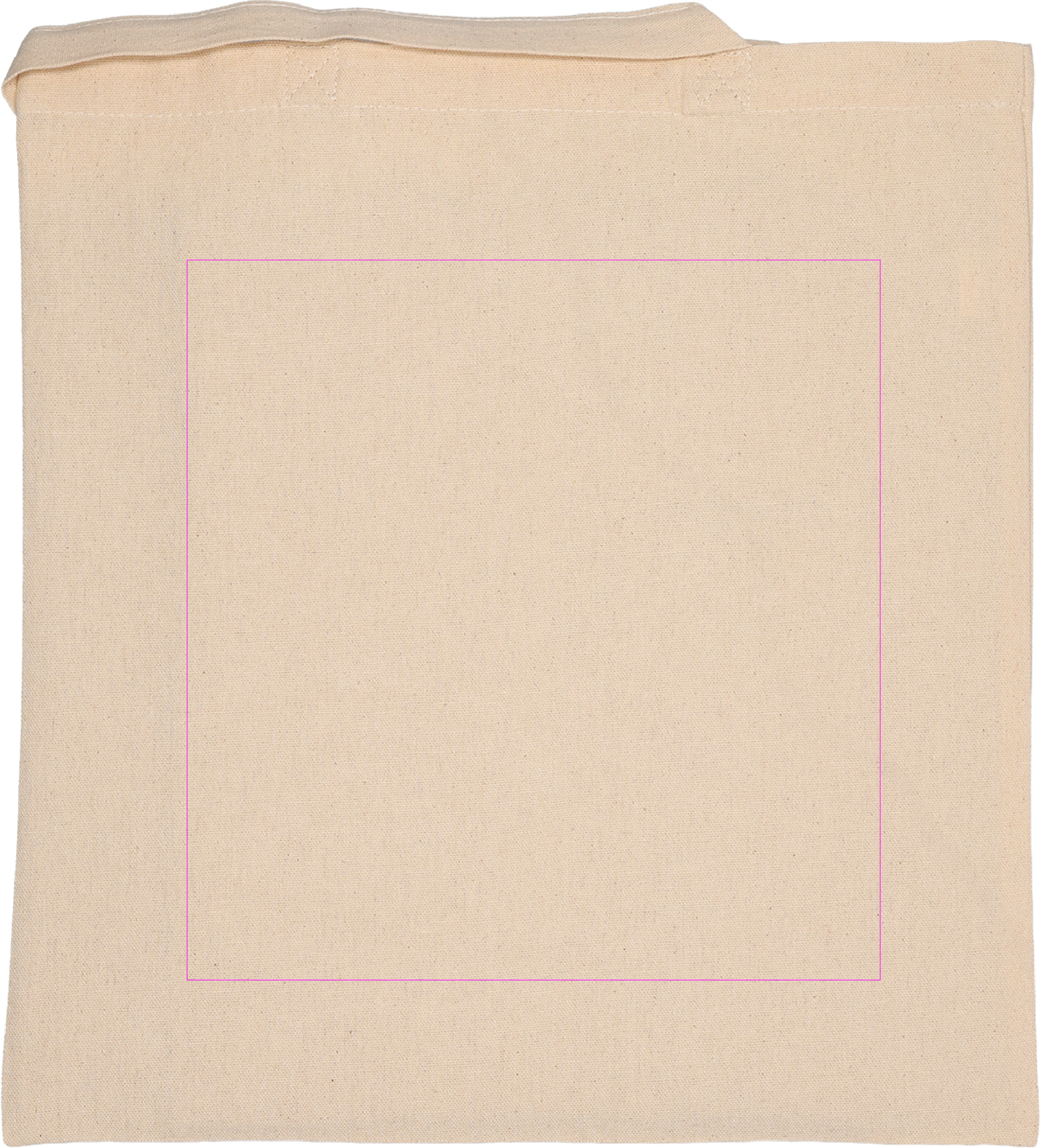 Organic cotton bag with long handles 220 g/m2 WERNER