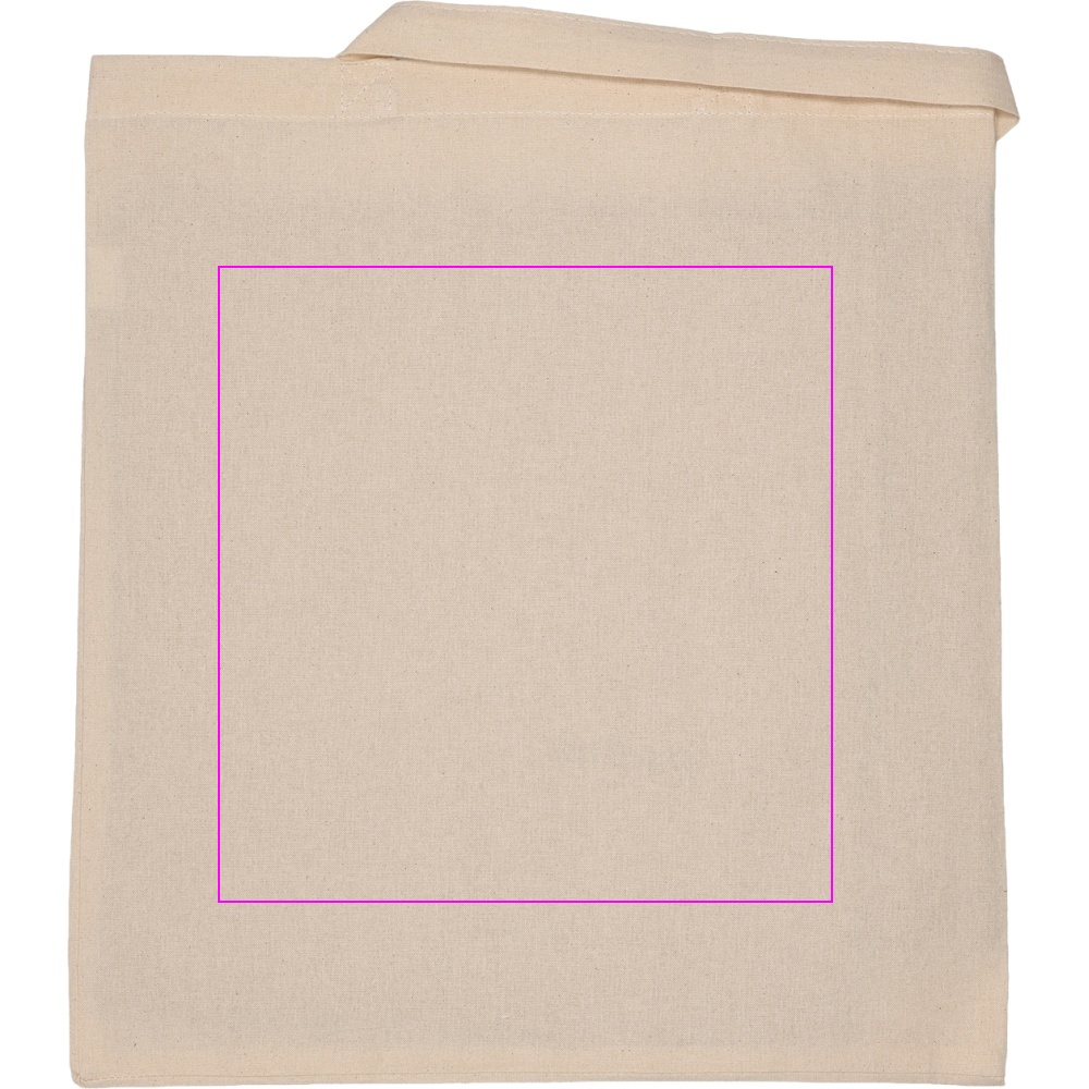 Organic cotton bag with long handles 180 g/m2 ADAM