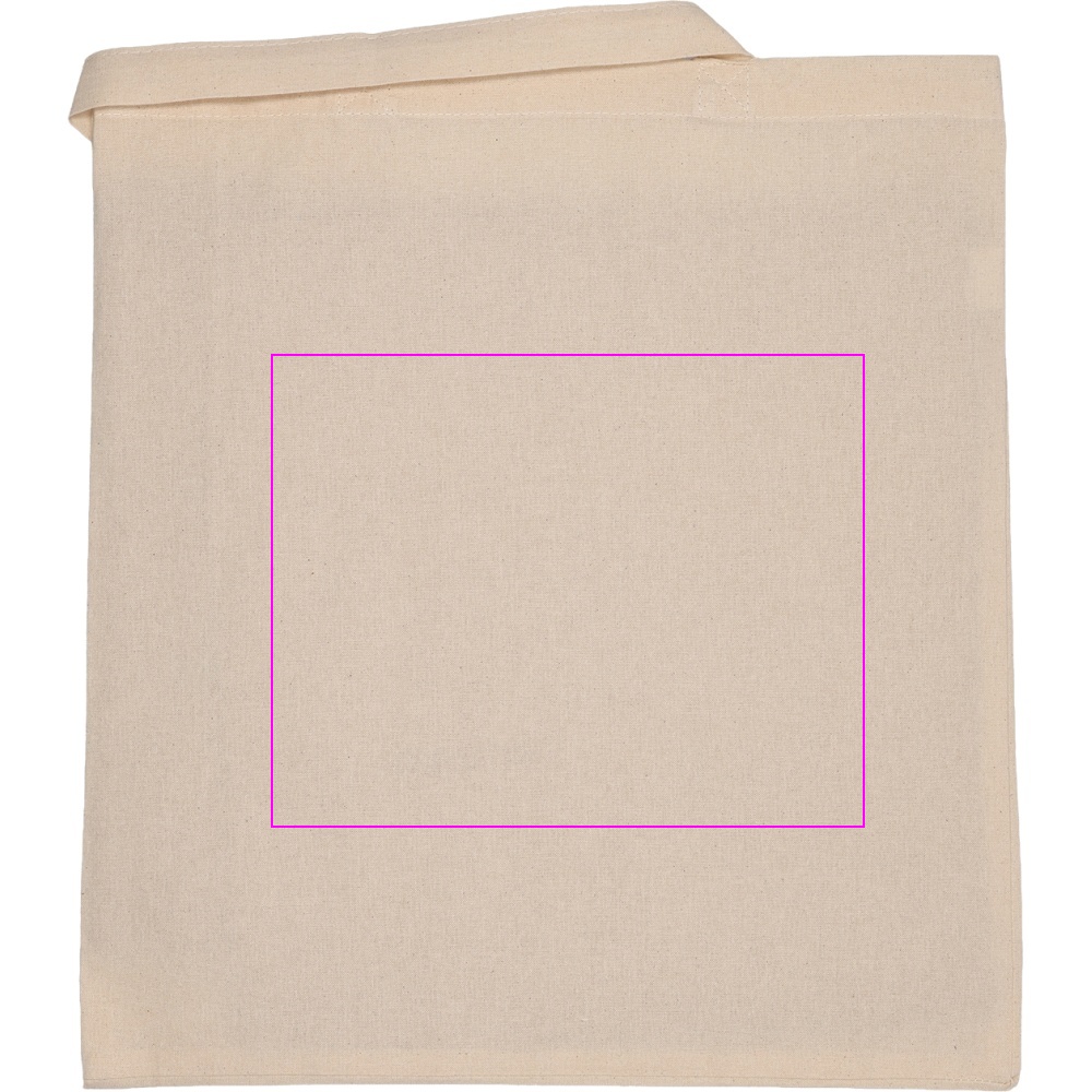 Organic cotton bag with long handles 180 g/m2 ADAM