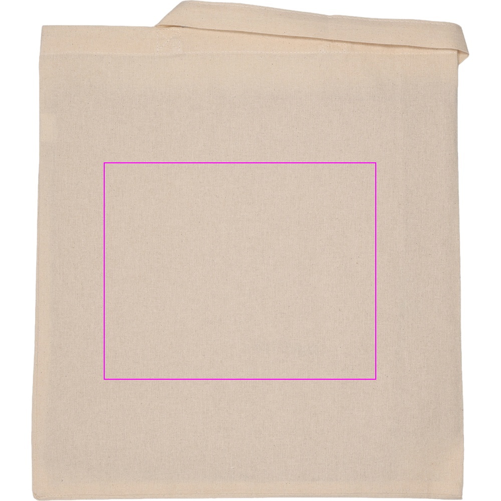 Organic cotton bag with long handles 180 g/m2 ADAM