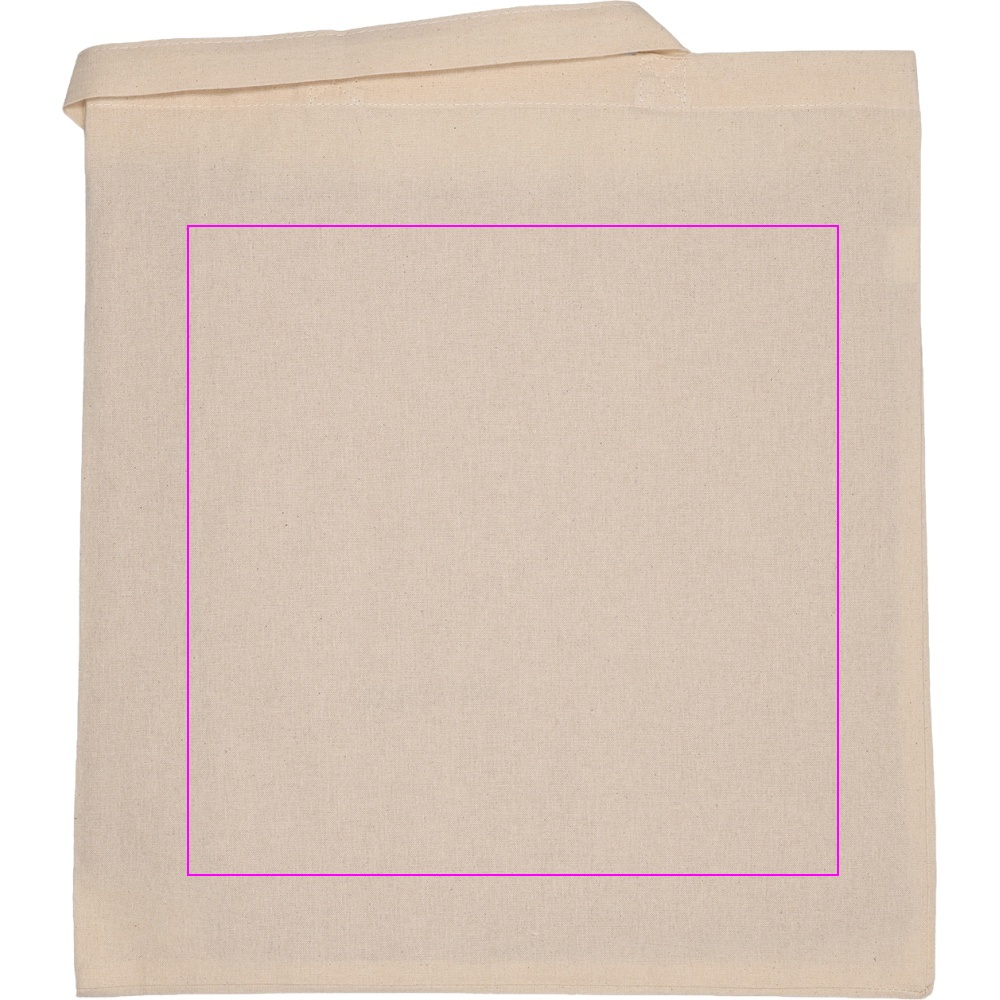 Organic cotton bag with long handles 180 g/m2 ADAM
