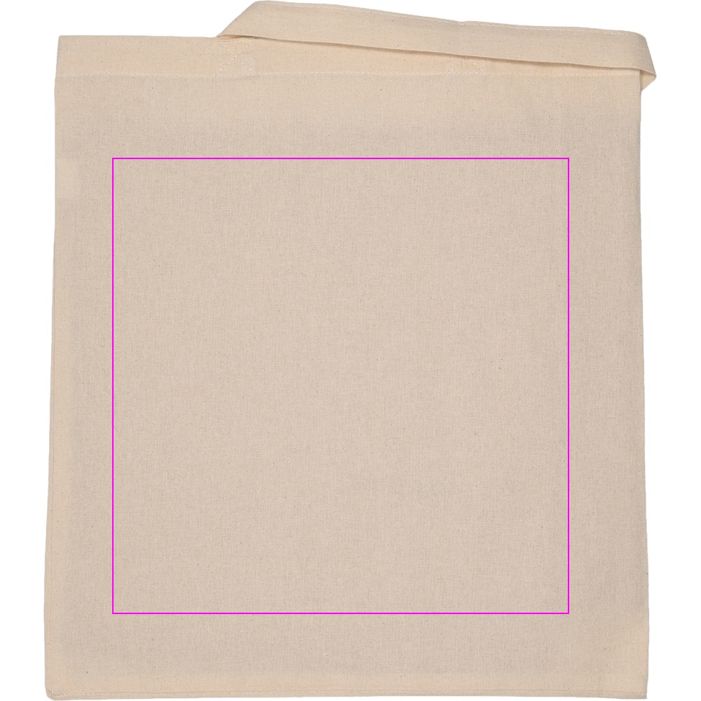 Organic cotton bag with long handles 180 g/m2 ADAM